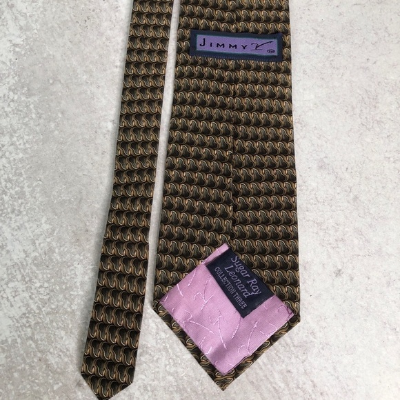 Jimmy V Sugar Ray Leonard Collection Three Tie - Picture 4 of 8